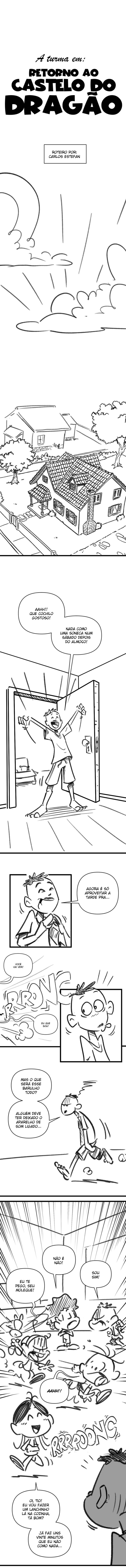 Vertical webtoon script: Retorno ao Castelo do Dragão, part 1